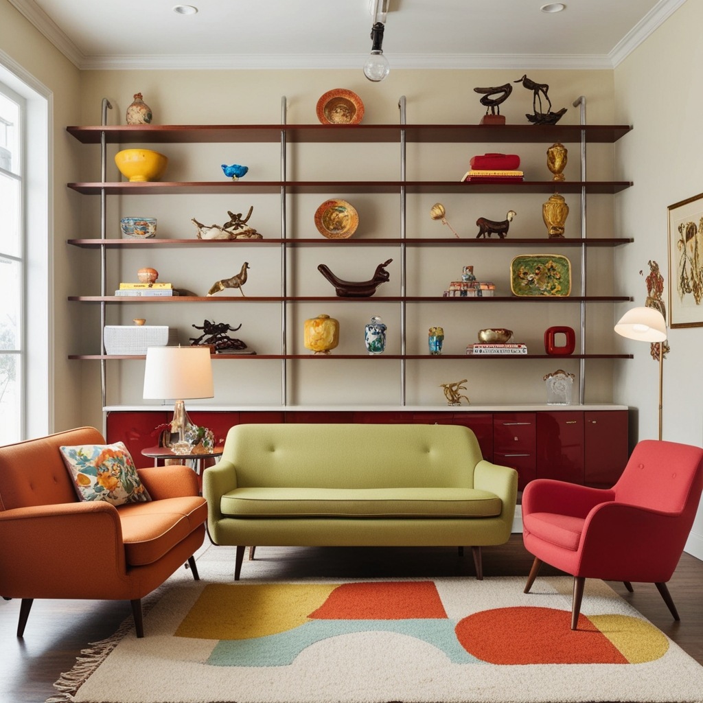 Interior Design Retro Style - Explore Vintage Details | Paintit.ai - 14