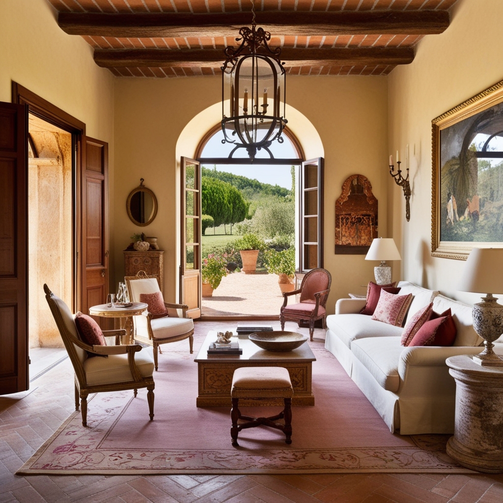 Italian Villa Style Interior Design – Creative Decor Ideas & Inspiration | Paintit.ai - 8