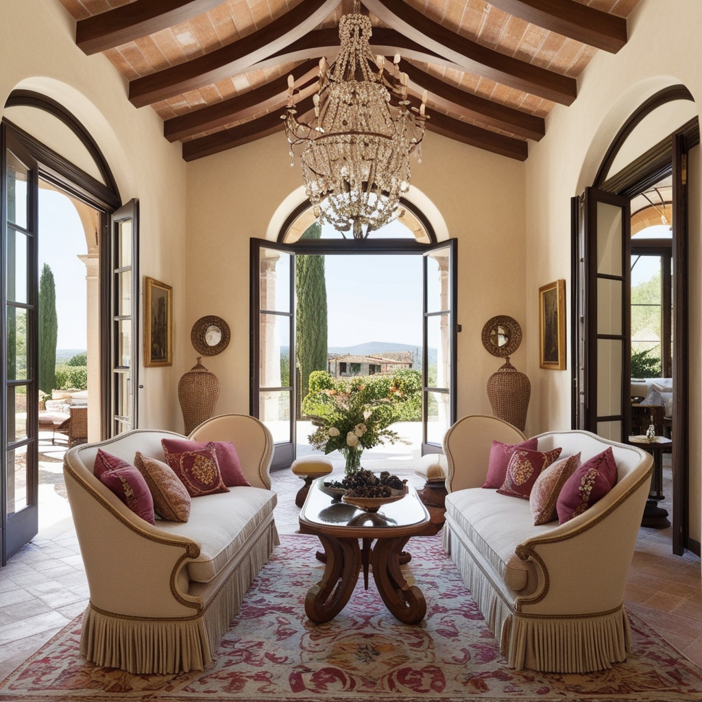 Italian Villa Style Interior Design – Creative Decor Ideas & Inspiration | Paintit.ai - 2
