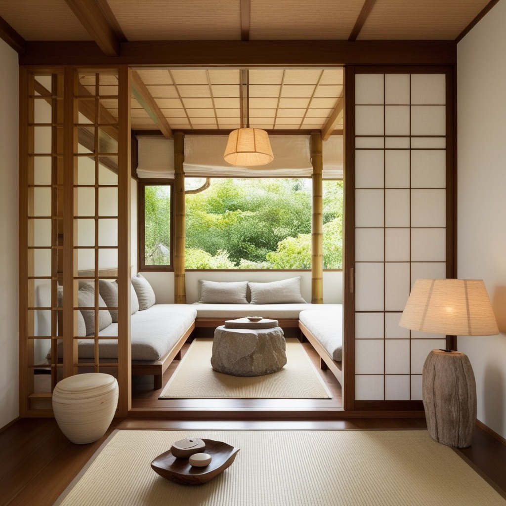 Japanese Zen Style Interior Design - Explore Inspiring Looks | Paintit.ai - 4