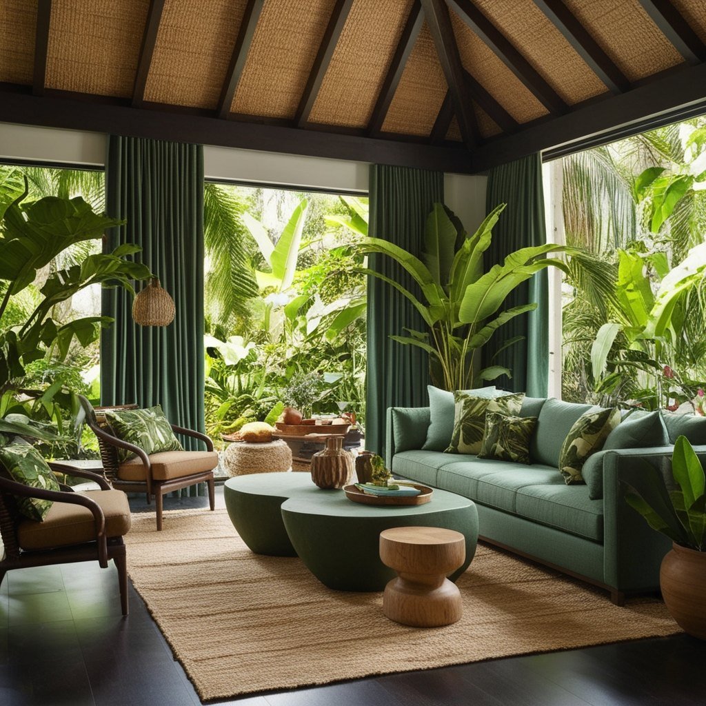 Jungle Style Interior Design - Explore Fresh Ideas Today | Paintit.ai - 17