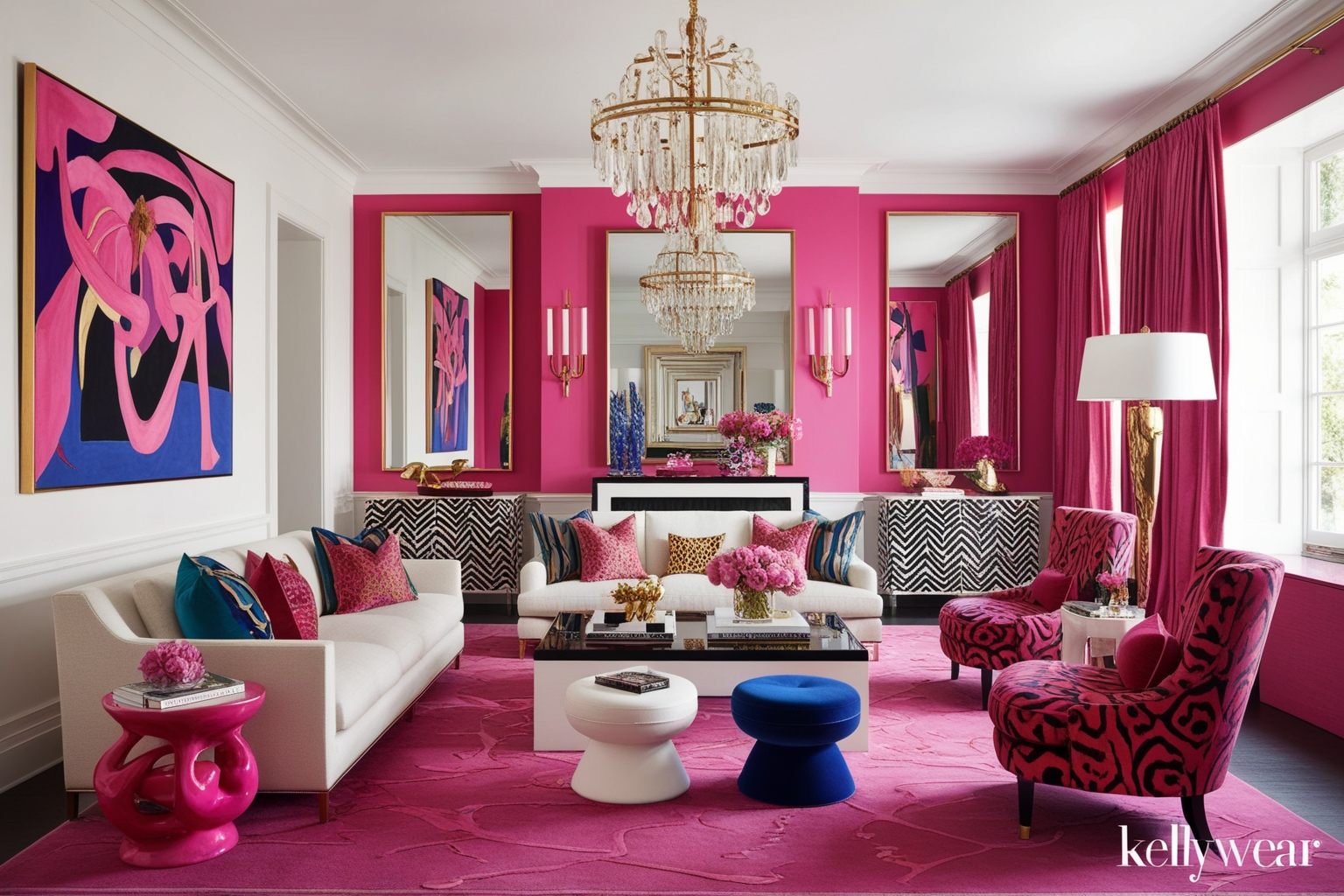 Kelly Wearstler Interior Design Style - Get Inspired Instantly | Paintit.ai - 1