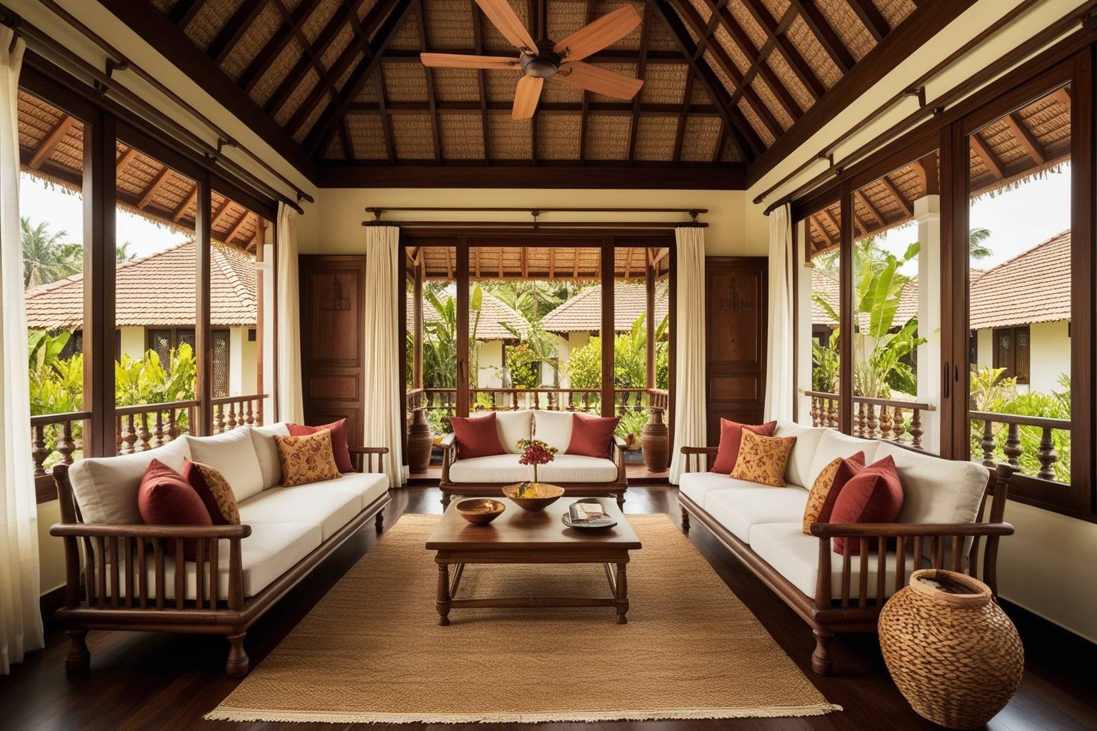 Kerala Style Interior Design - Explore Inspiring Ideas Now | Paintit.ai - 1