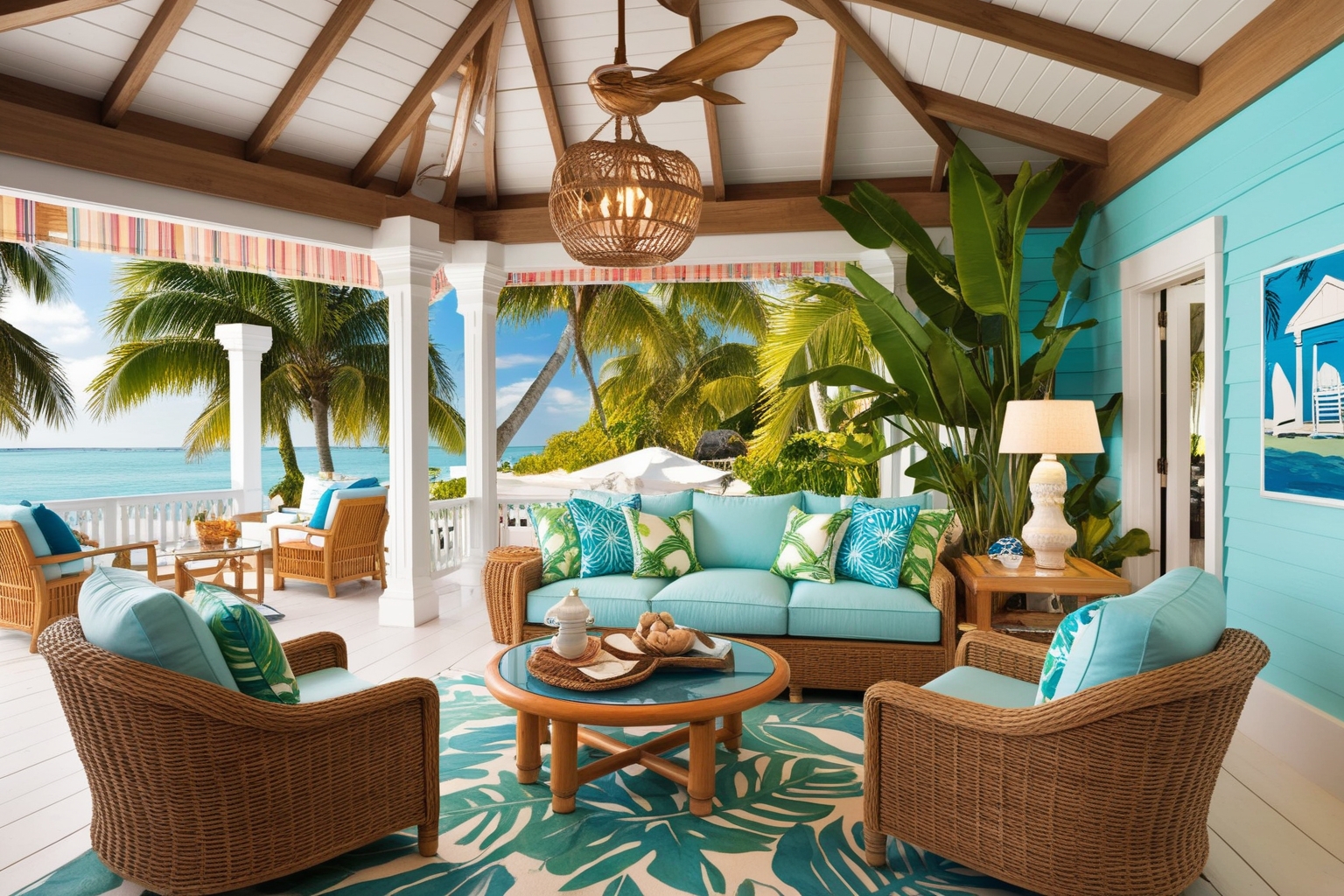 
Key West Style Interior Design – Creative Home Decor Ideas & Suggestions | Paintit.ai
 - 1