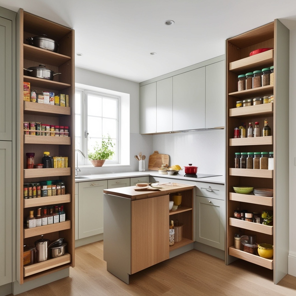 L Shaped Kitchen Interior Indian Style Small Modular Kitchen Design - Explore Inspiring Looks | Paintit.ai - 8