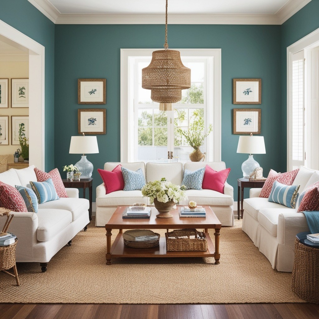 Living Room Interior Design Hamptons Style - Explore Your Perfect Space | Paintit.ai - 20