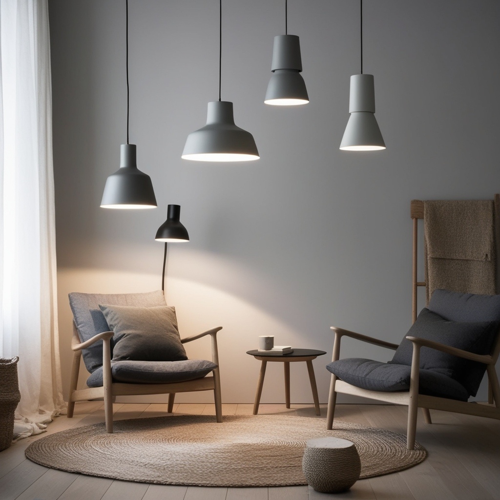 Living Room Nordic Style Interior Design - Explore Fresh Ideas | Paintit.ai - 11