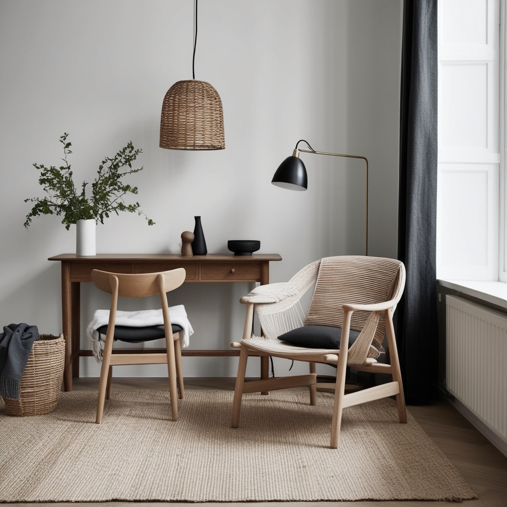 Living Room Nordic Style Interior Design - Explore Fresh Ideas | Paintit.ai - 15