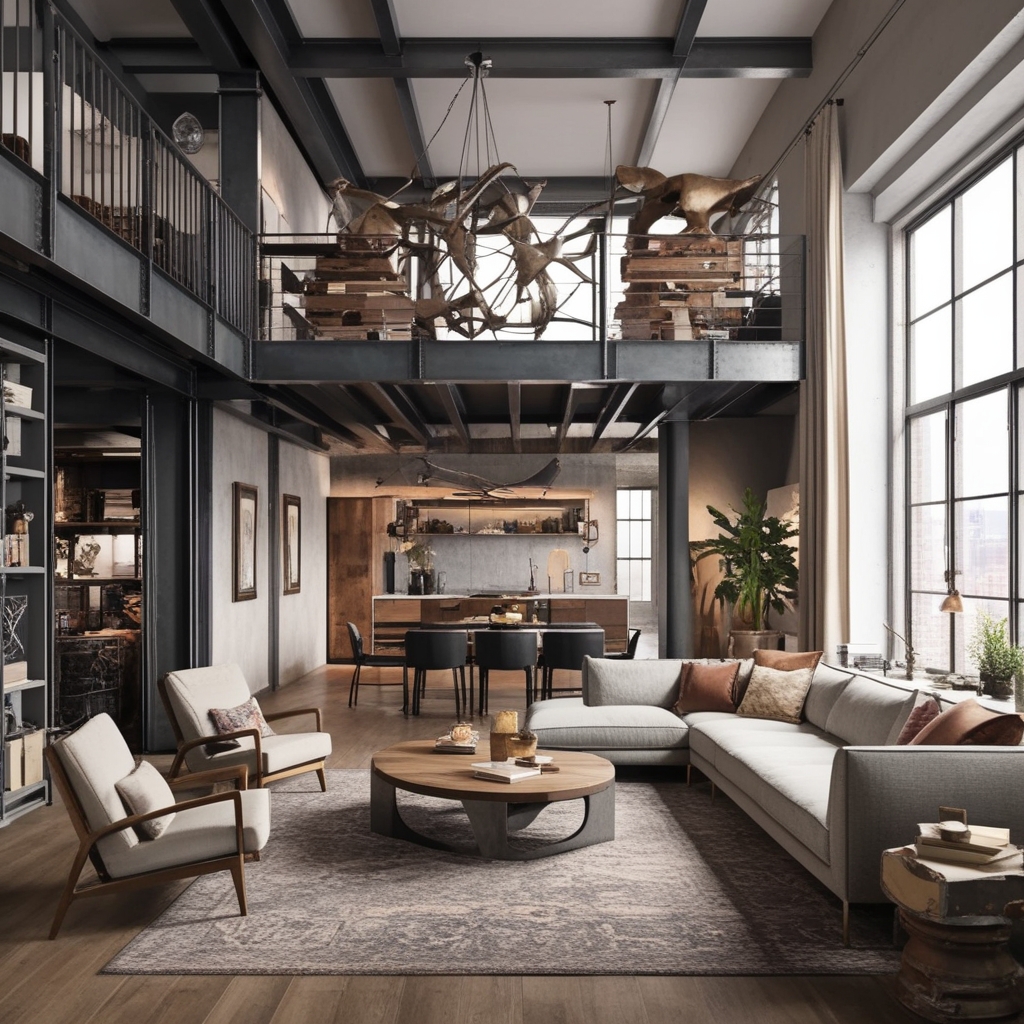 
Loft Style Interior Design – Key Features, Trends, and Ideas for Your Space | Paintit.ai
 - 8