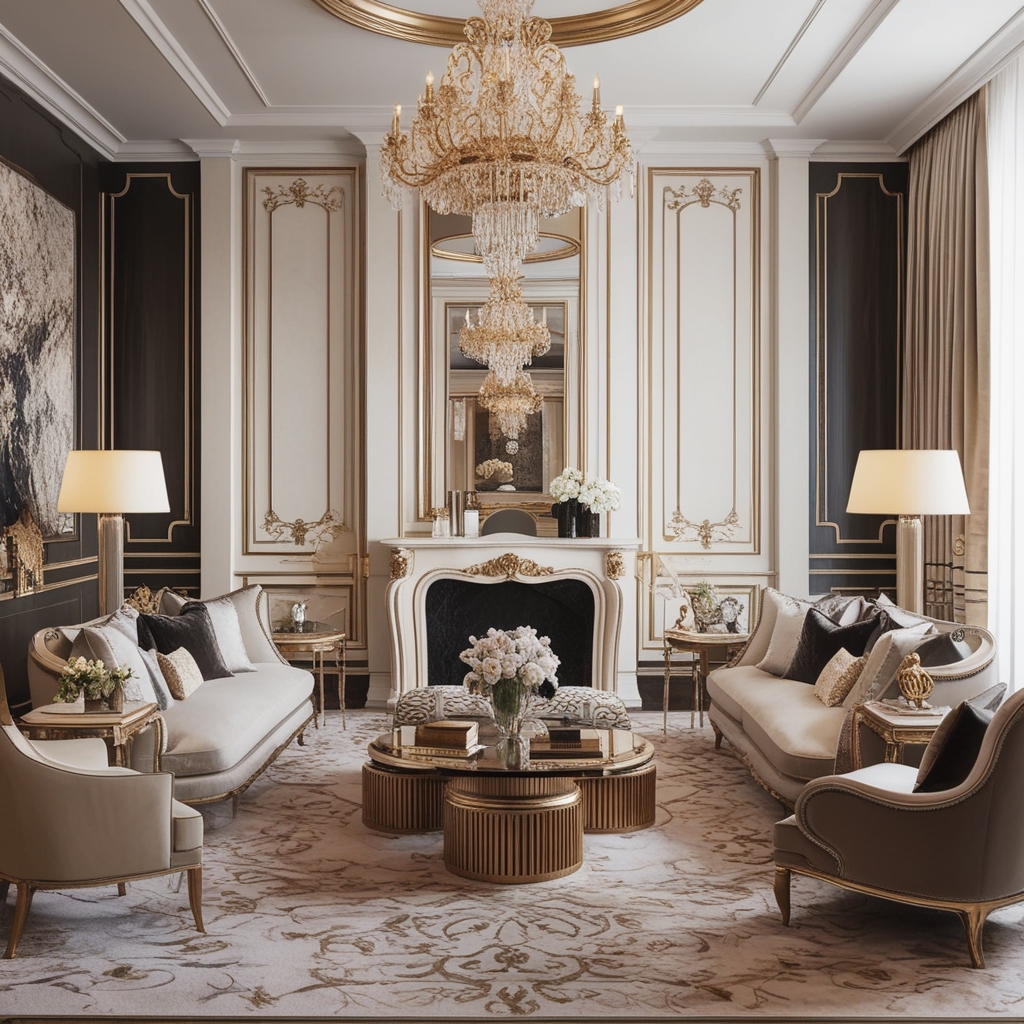 
Luxe Interior Design Style – Creative Home Decor Ideas & Inspiration | Paintit.ai
 - 6