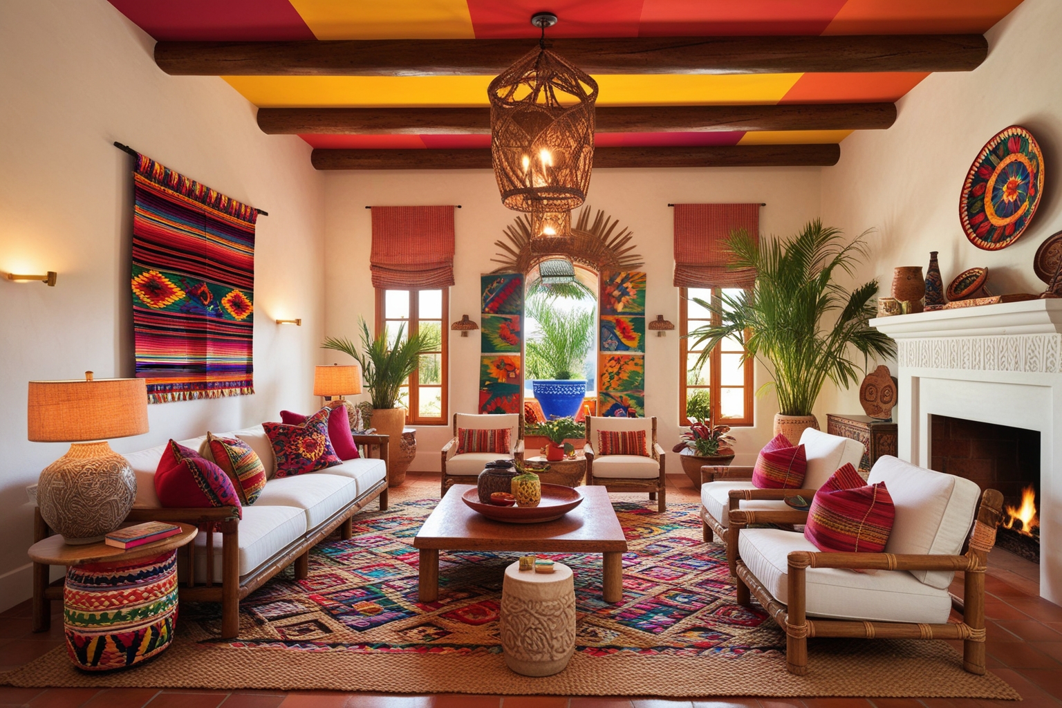
Mexican Style Interior Design – Key Features, Trends, and Ideas for Your Space | Paintit.ai
 - 1