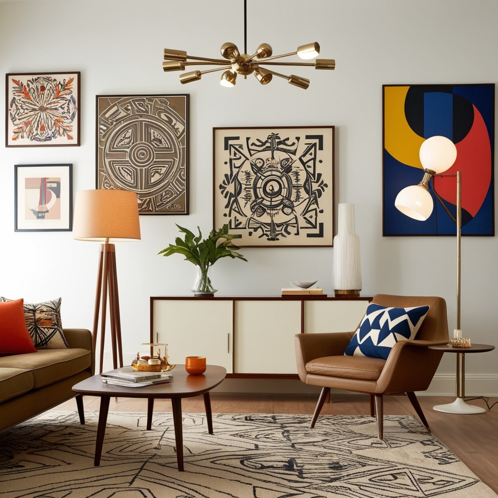 Mid Century Interior Design Style – Key Features, Trends, and Ideas for Your Space | Paintit.ai - 6