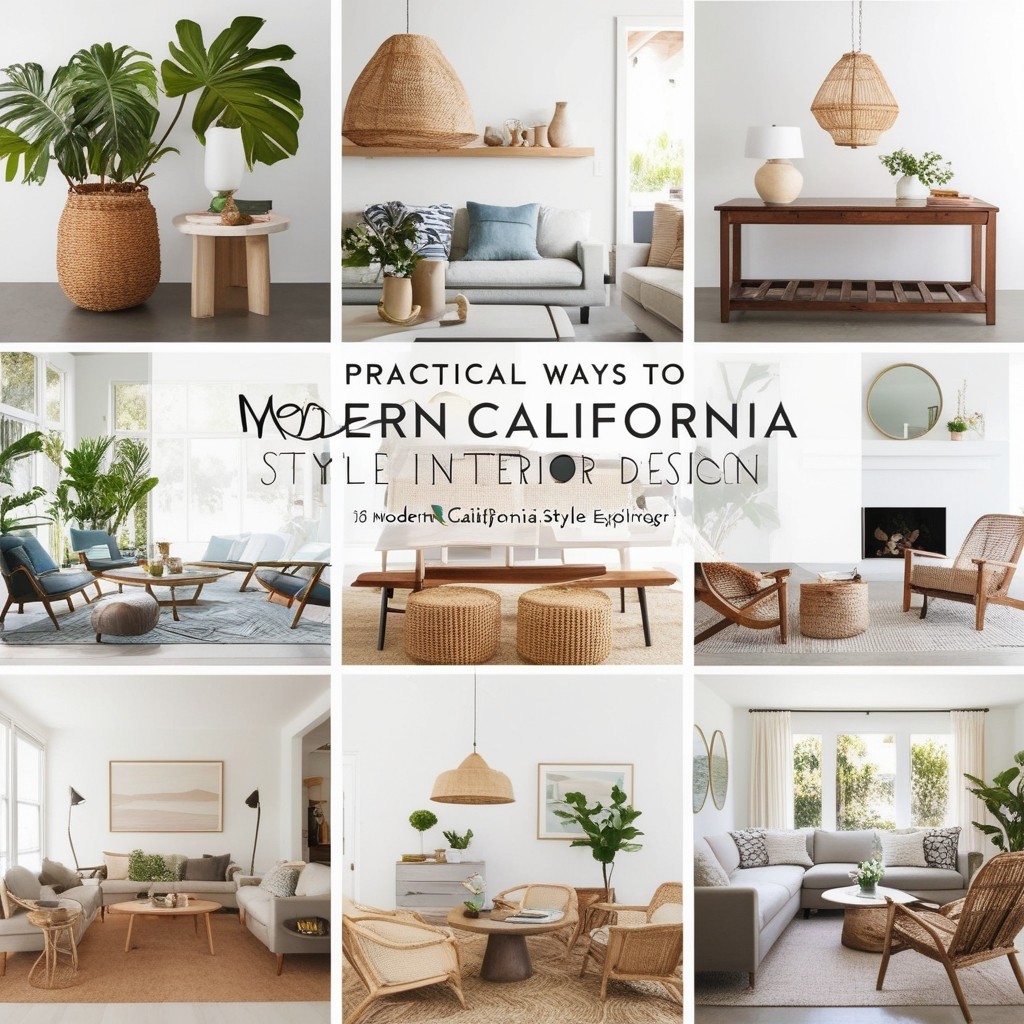 Modern California Style Interior Design - Explore Fresh Ideas | Paintit.ai - 2