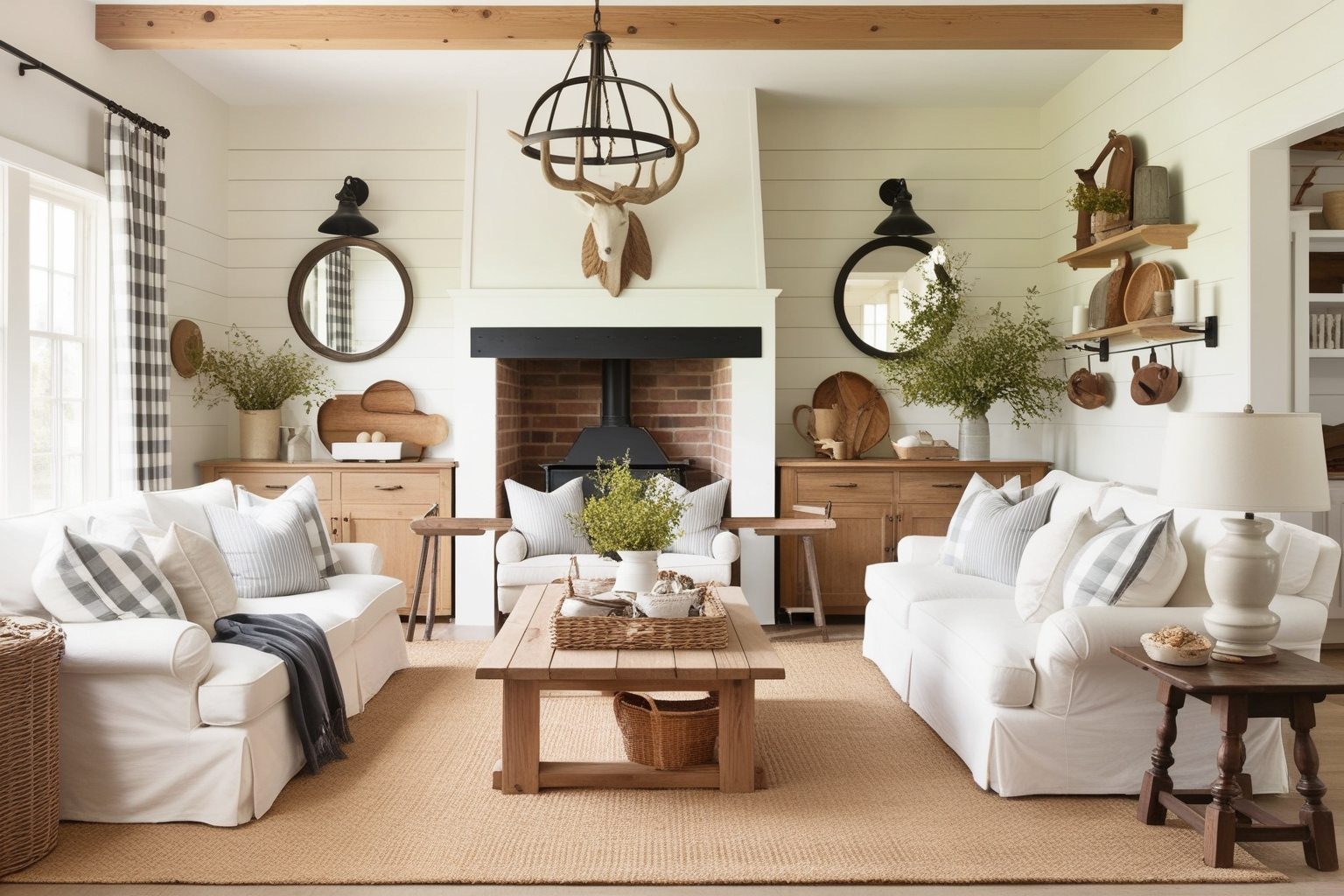 Modern Country Style Interior Design - Discover Fresh Ideas | Paintit.ai - 1