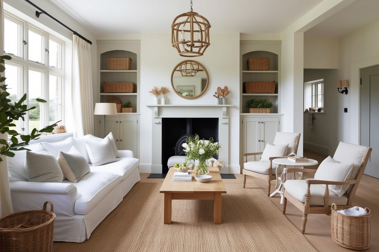 Modern English Country Style Interior Design - Explore Inspiring Ideas | Paintit.ai - 1