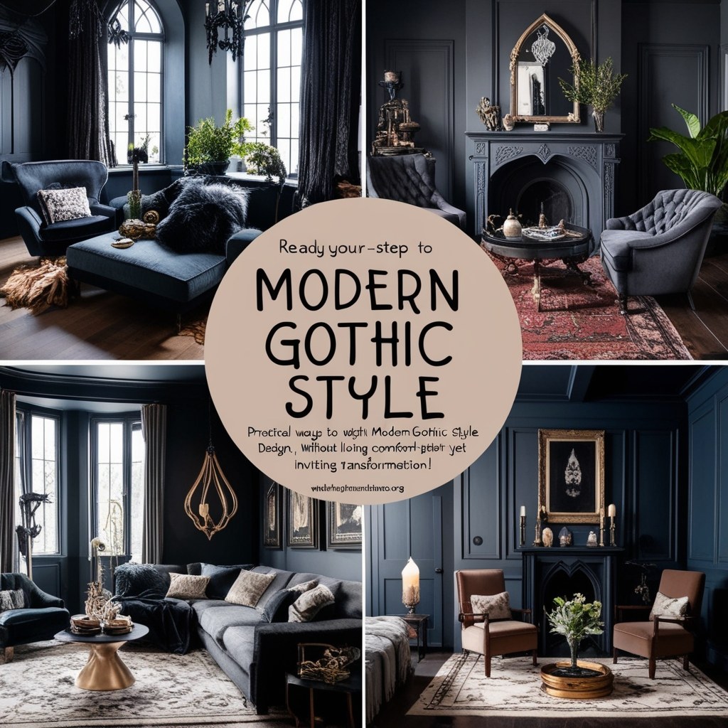 Modern Gothic Style Interior Design - Discover Inspiring Ideas | Paintit.ai - 2
