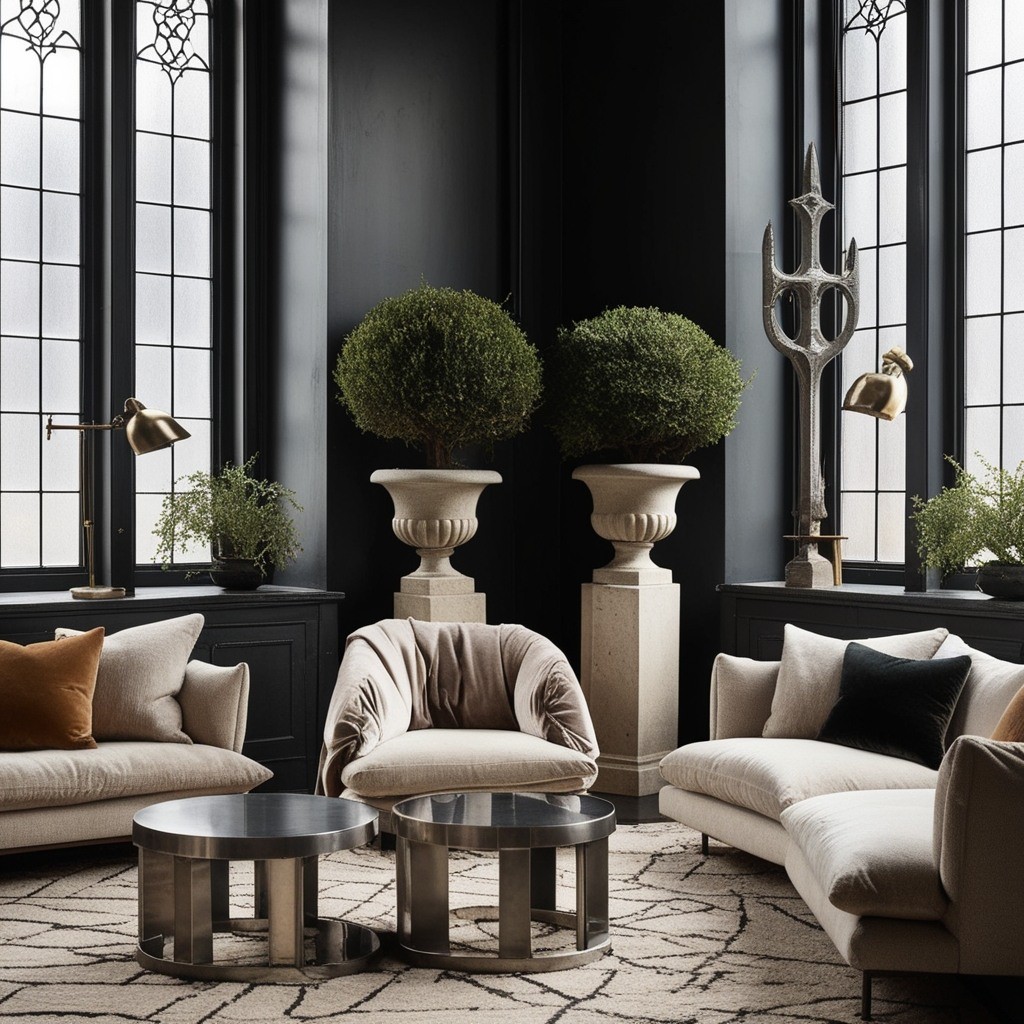 Modern Gothic Style Interior Design - Discover Inspiring Ideas | Paintit.ai - 17