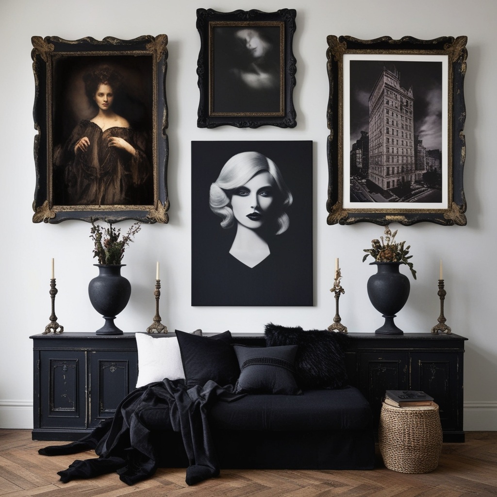 Modern Gothic Style Interior Design - Discover Inspiring Ideas | Paintit.ai - 8