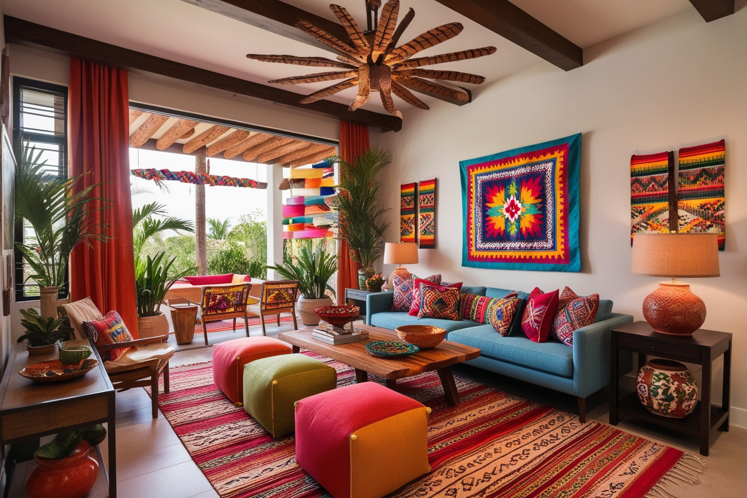 
Modern Mexican Style Interior Design – Creative Ideas & Expert Tips | Paintit.ai
 - 1