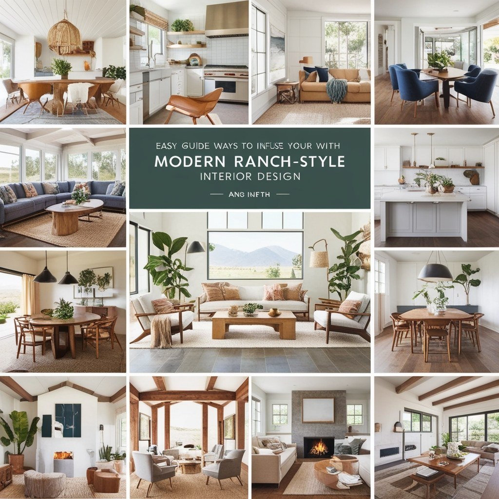 Modern Ranch-Style Interior Design - Explore Unique Ideas | Paintit.ai - 2