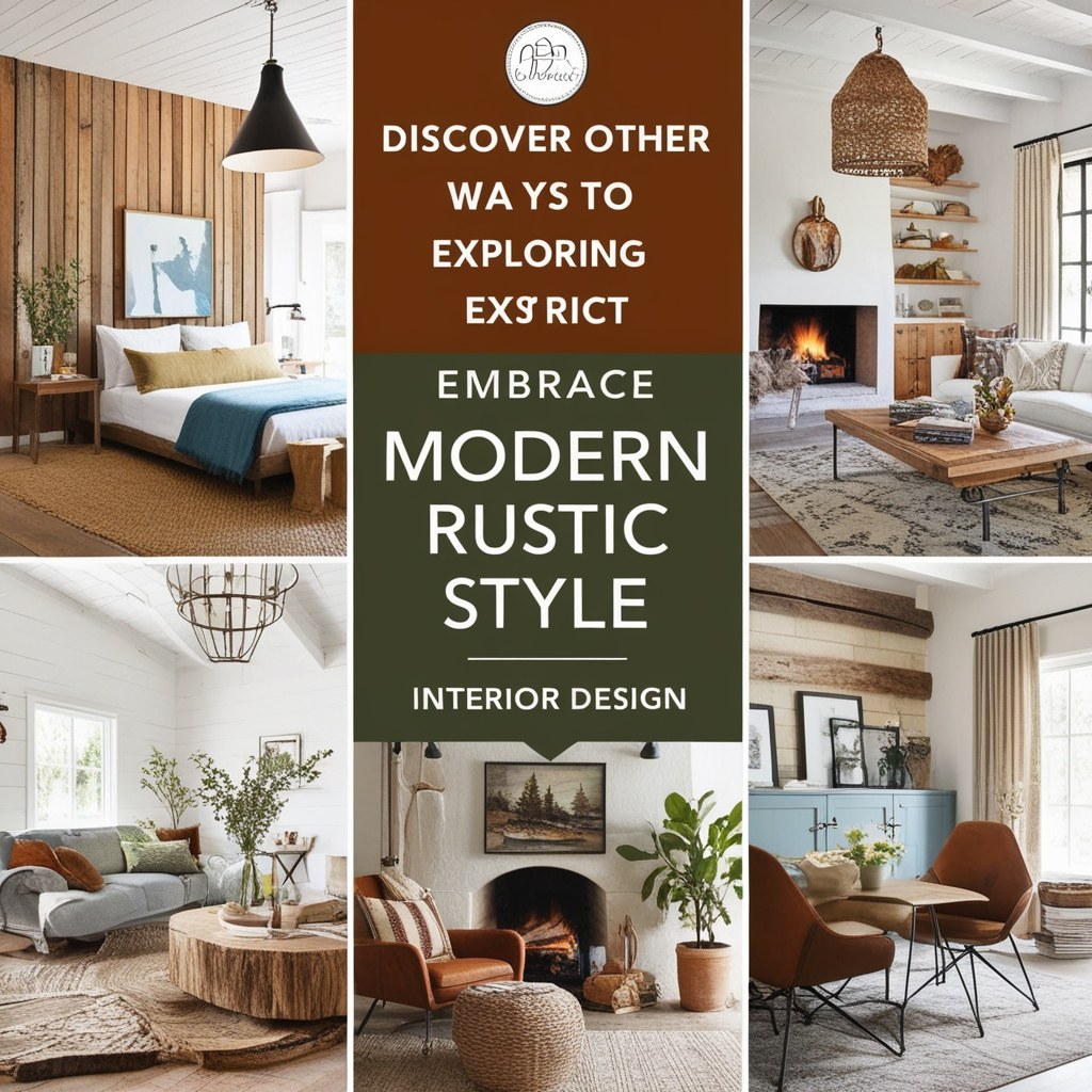Modern Rustic Style Interior Design - Explore Inspiring Ideas | Paintit.ai - 18