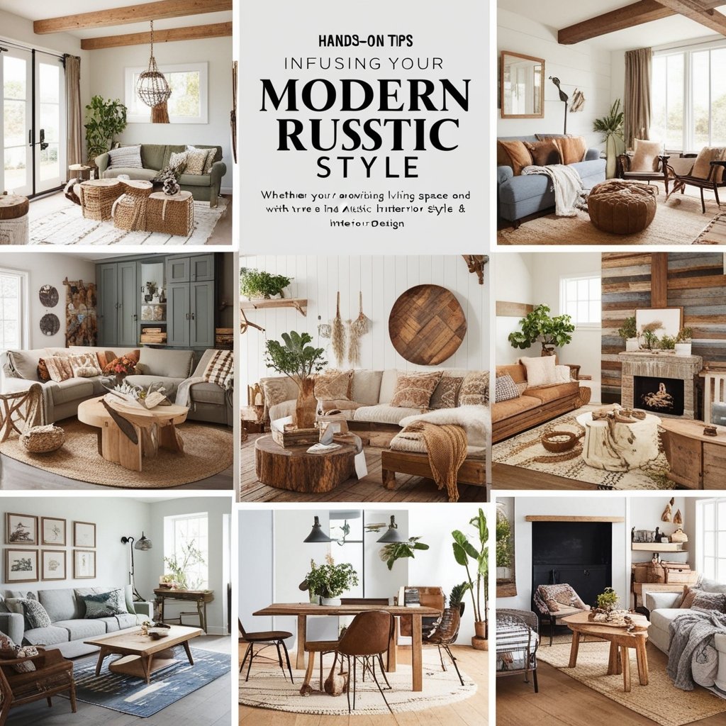 Modern Rustic Style Interior Design - Explore Inspiring Ideas | Paintit.ai - 2