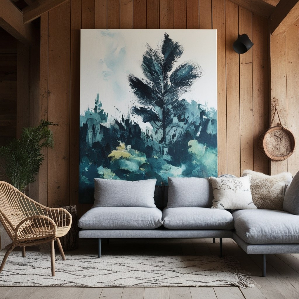 Modern Rustic Style Interior Design - Explore Inspiring Ideas | Paintit.ai - 12