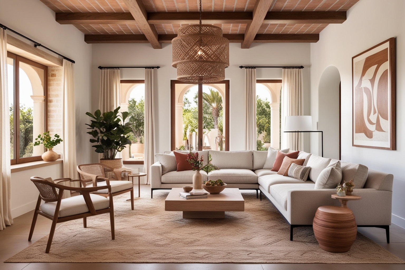 
Modern Spanish Style Interior Design – Key Features, Trends, and Ideas for Your Space | Paintit.ai
 - 1
