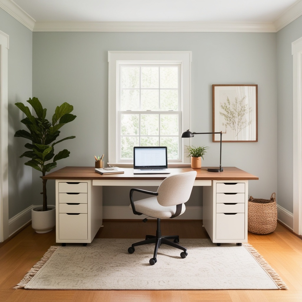 Modern Style Creative Small Office Interior Design - Get Inspired Online | Paintit.ai - 14