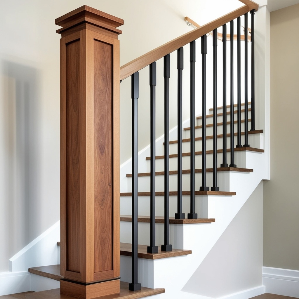 Modern Style Interior Wood Column Design - Explore Creative Ideas | Paintit.ai - 12