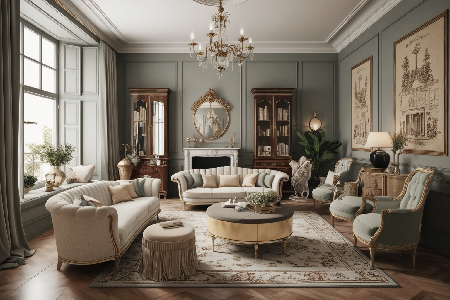 
Modern Vintage Style Interior Design – Key Features, Trends, and Ideas for Your Space | Paintit.ai
 - 1