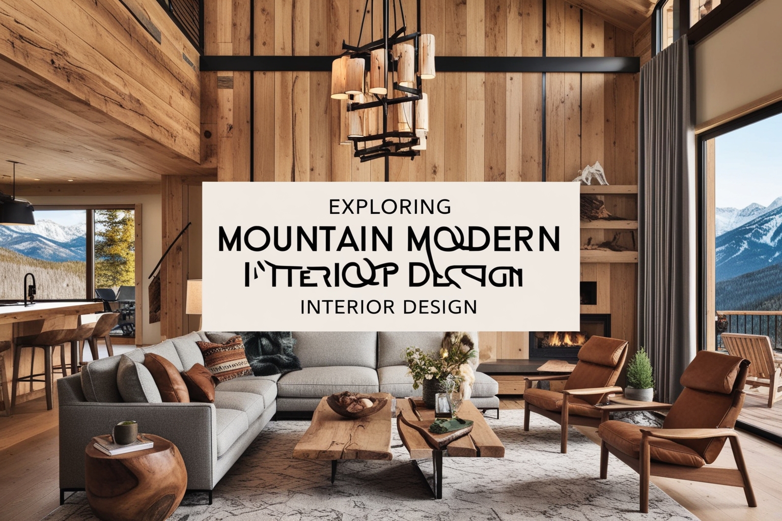 
Mountain Modern Interior Design Style – Key Features, Trends, and Ideas for Your Space | Paintit.ai
 - 1