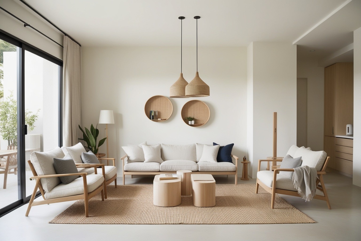 Muji Style Interior Design - Explore Tranquil Living Ideas | Paintit.ai - 1