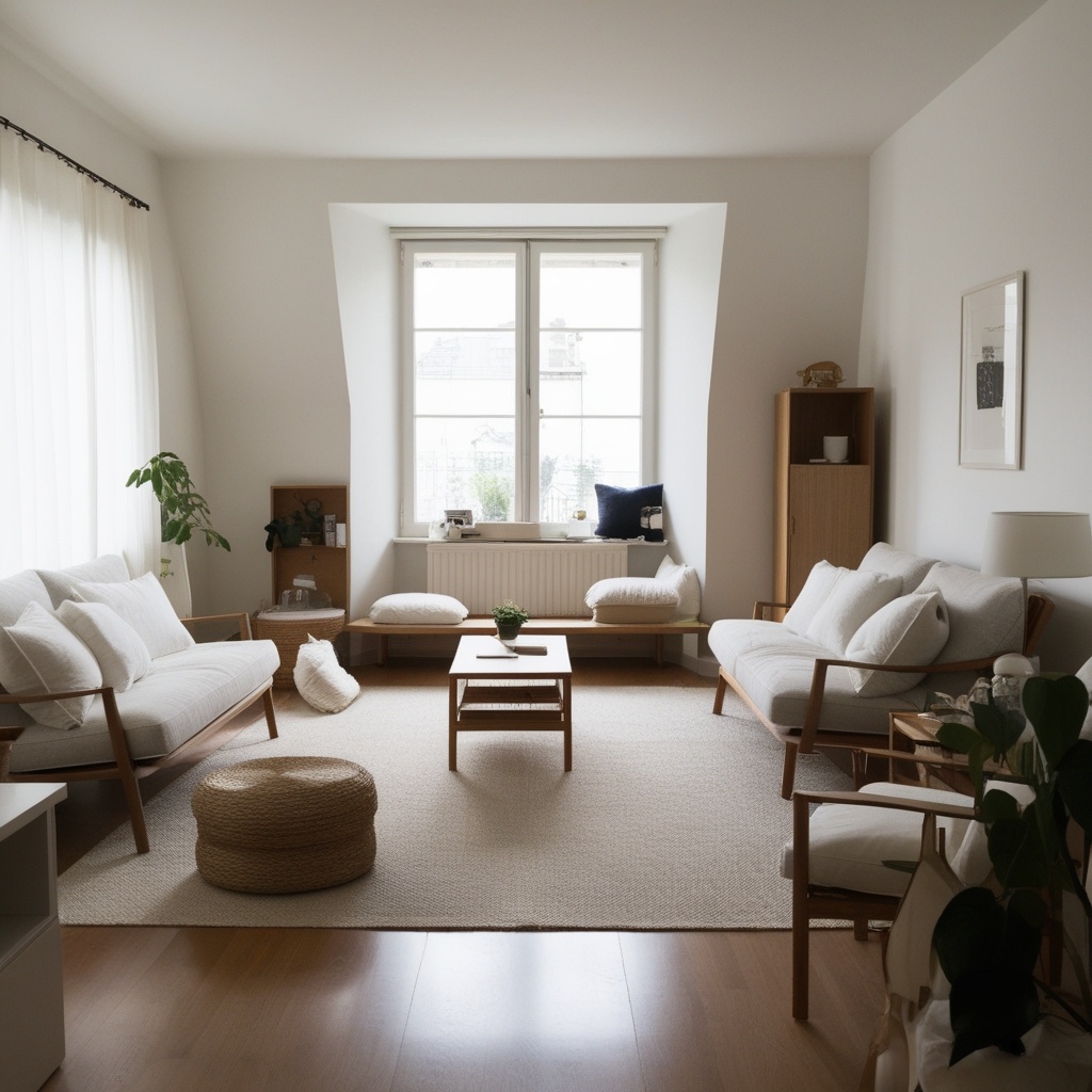 Muji Style Interior Design - Explore Tranquil Living Ideas | Paintit.ai - 3