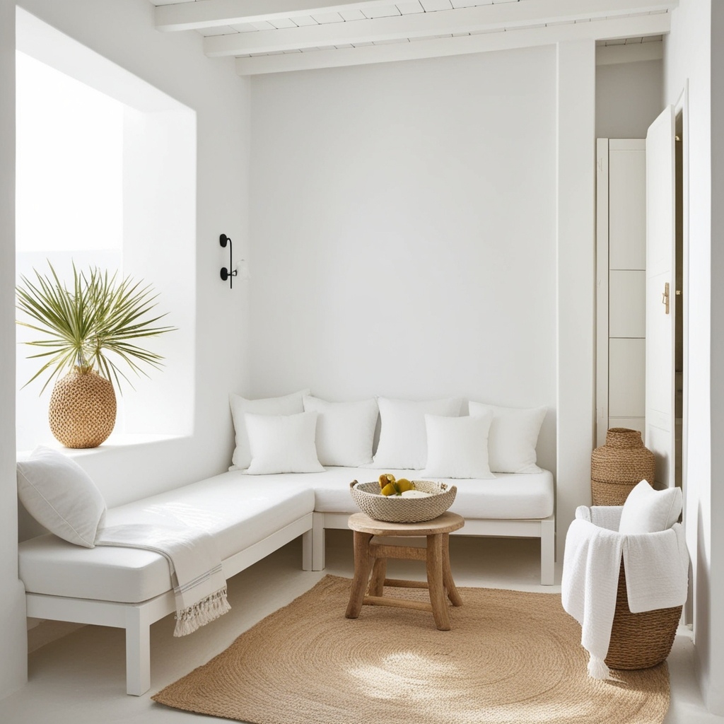 Mykonos Style Interior Design - Explore Inspired Ideas | Paintit.ai - 3
