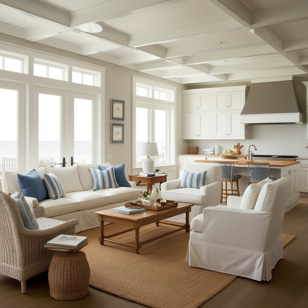 
Nantucket Style Interior Design – Creative Ideas & Expert Tips | Paintit.ai
 - 5