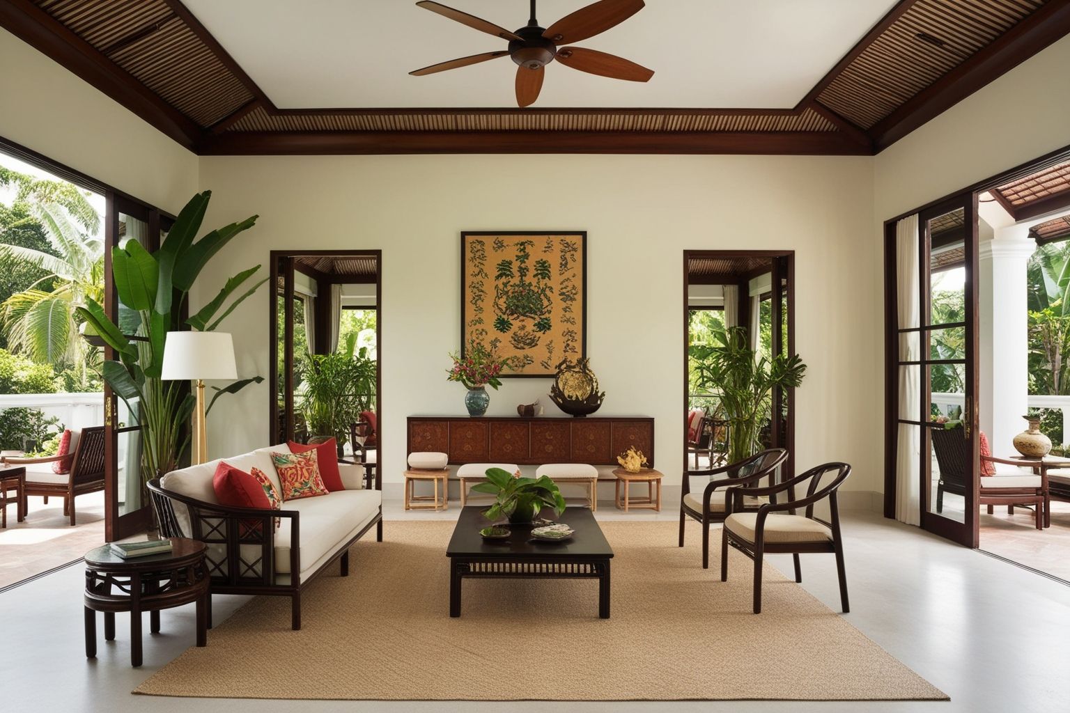 Nanyang Style Interior Design - Explore Inspiring Ideas | Paintit.ai - 1