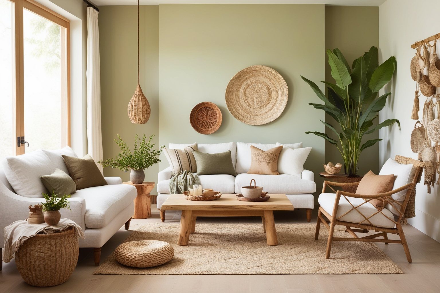 Natural Style Interior Design - Explore Free Design Ideas | Paintit.ai - 1