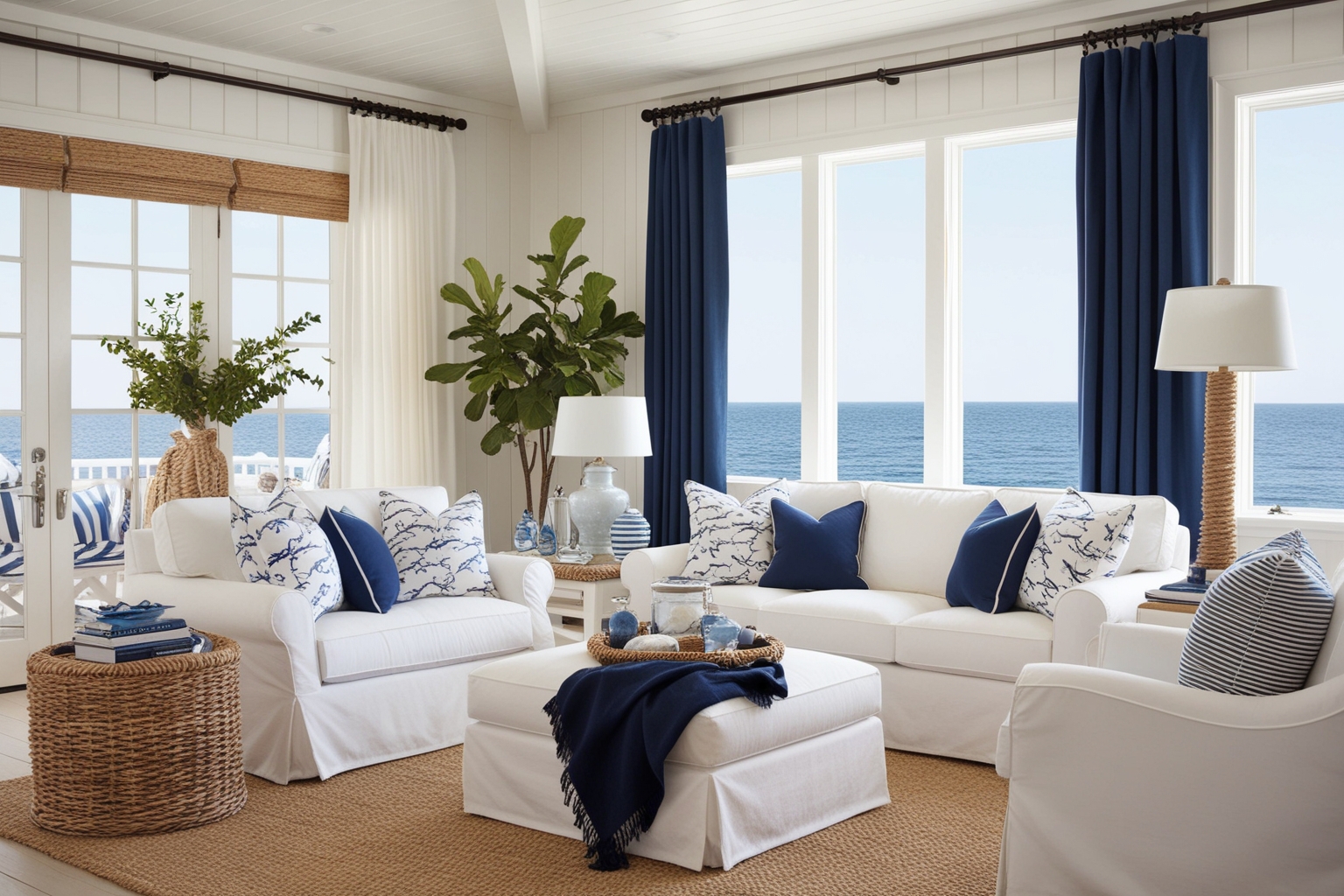 
Nautical Style Interior Design – Key Features, Trends, and Ideas for Your Space | Paintit.ai
 - 1