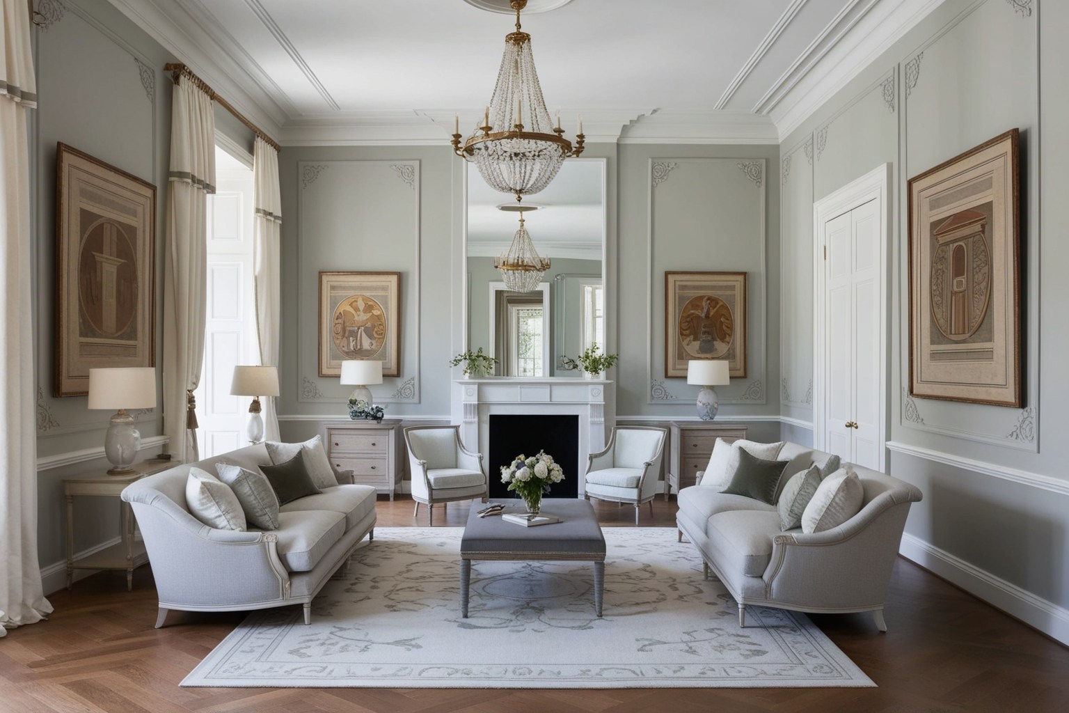 Neoclassical Style Interior Design - Explore Timeless Inspiration | Paintit.ai - 1