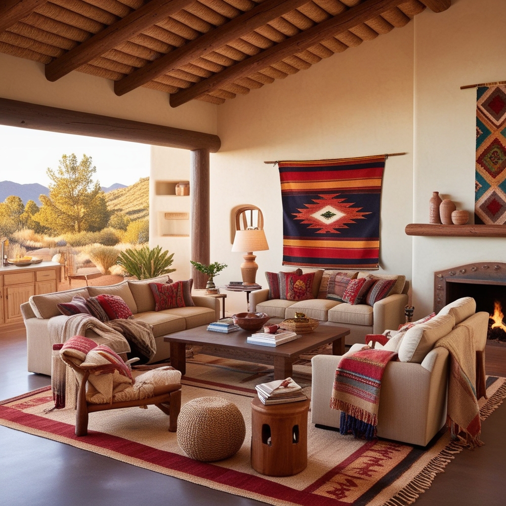 Title: New Mexico Style Interior Design – Creative Home Décor Ideas & Suggestions | Paintit.ai - 4