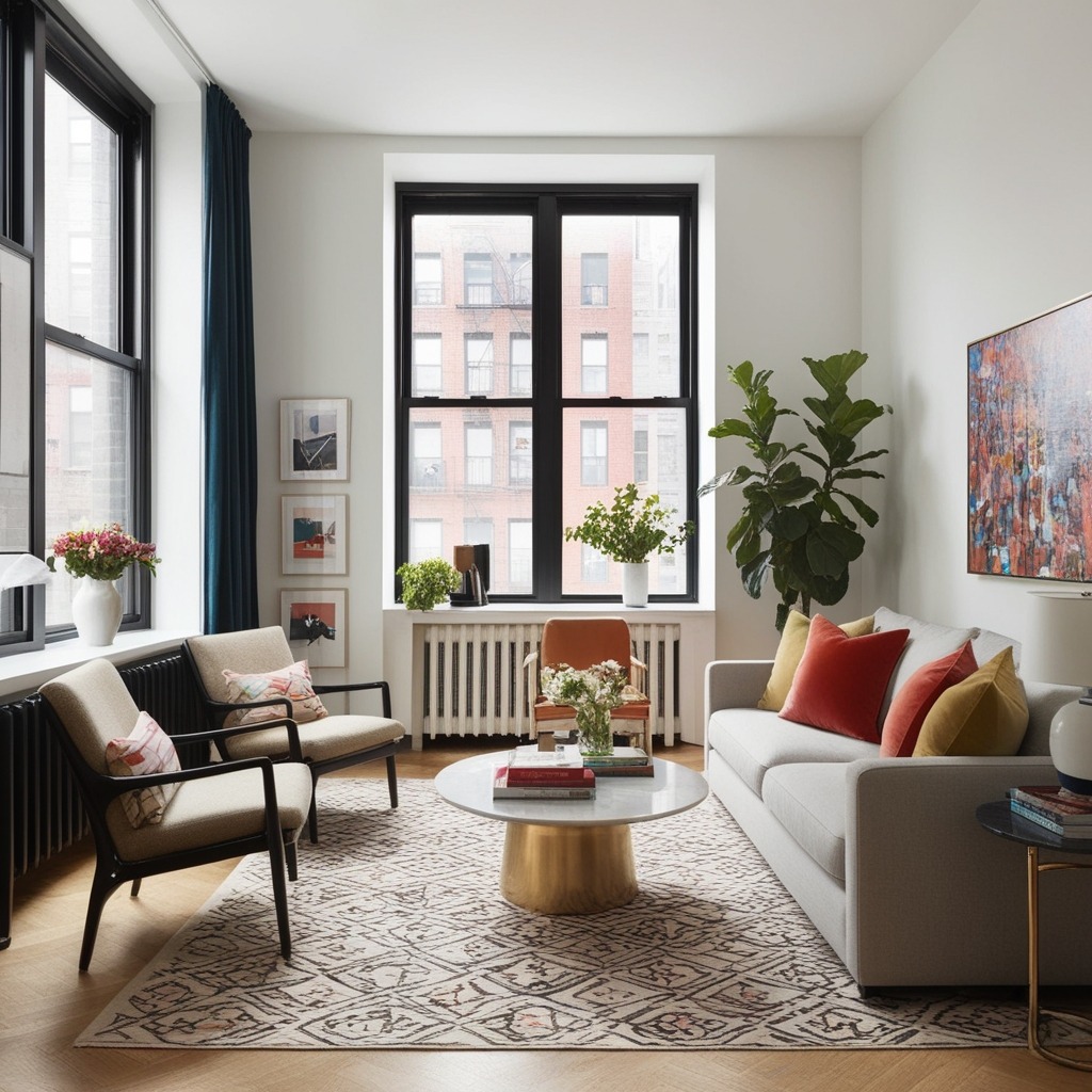 New York Style Apartment Interior Design - Explore Creative Ideas | Paintit.ai - 16
