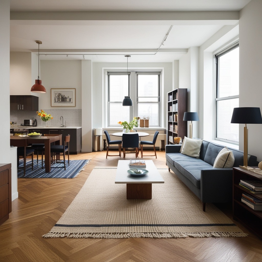 New York Style Apartment Interior Design - Explore Creative Ideas | Paintit.ai - 3