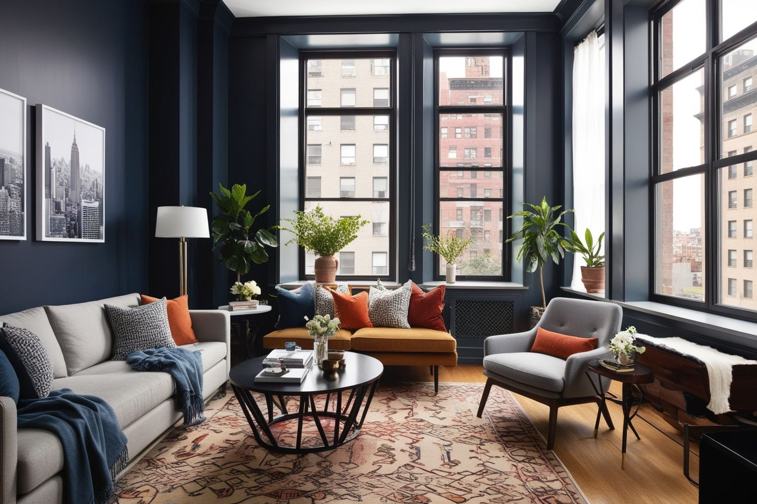 New York Style Interior Design - Explore Unique Room Ideas | Paintit.ai - 1