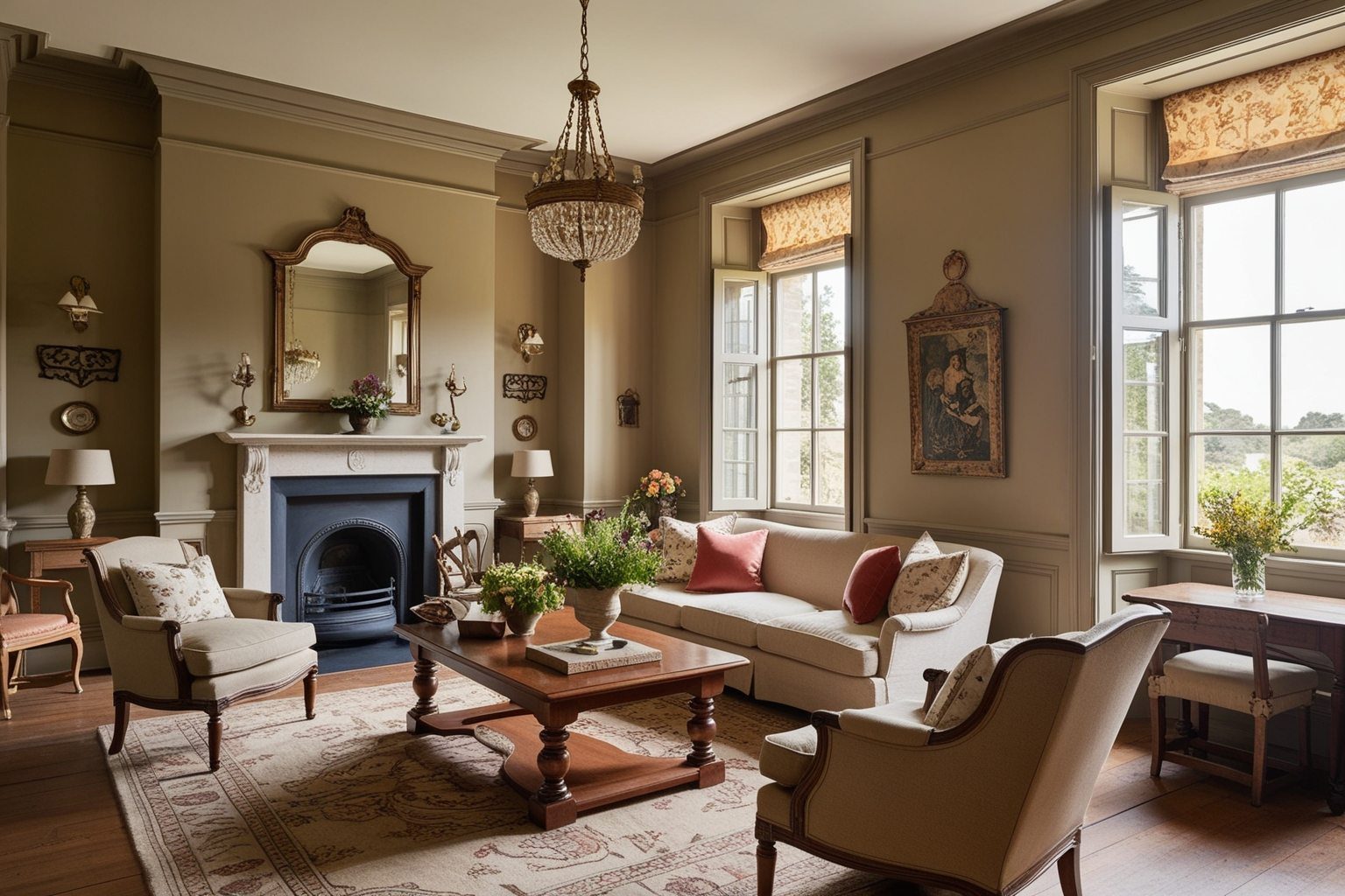 Old Style House Design Interior - Explore Classic Decor Ideas | Paintit.ai - 1