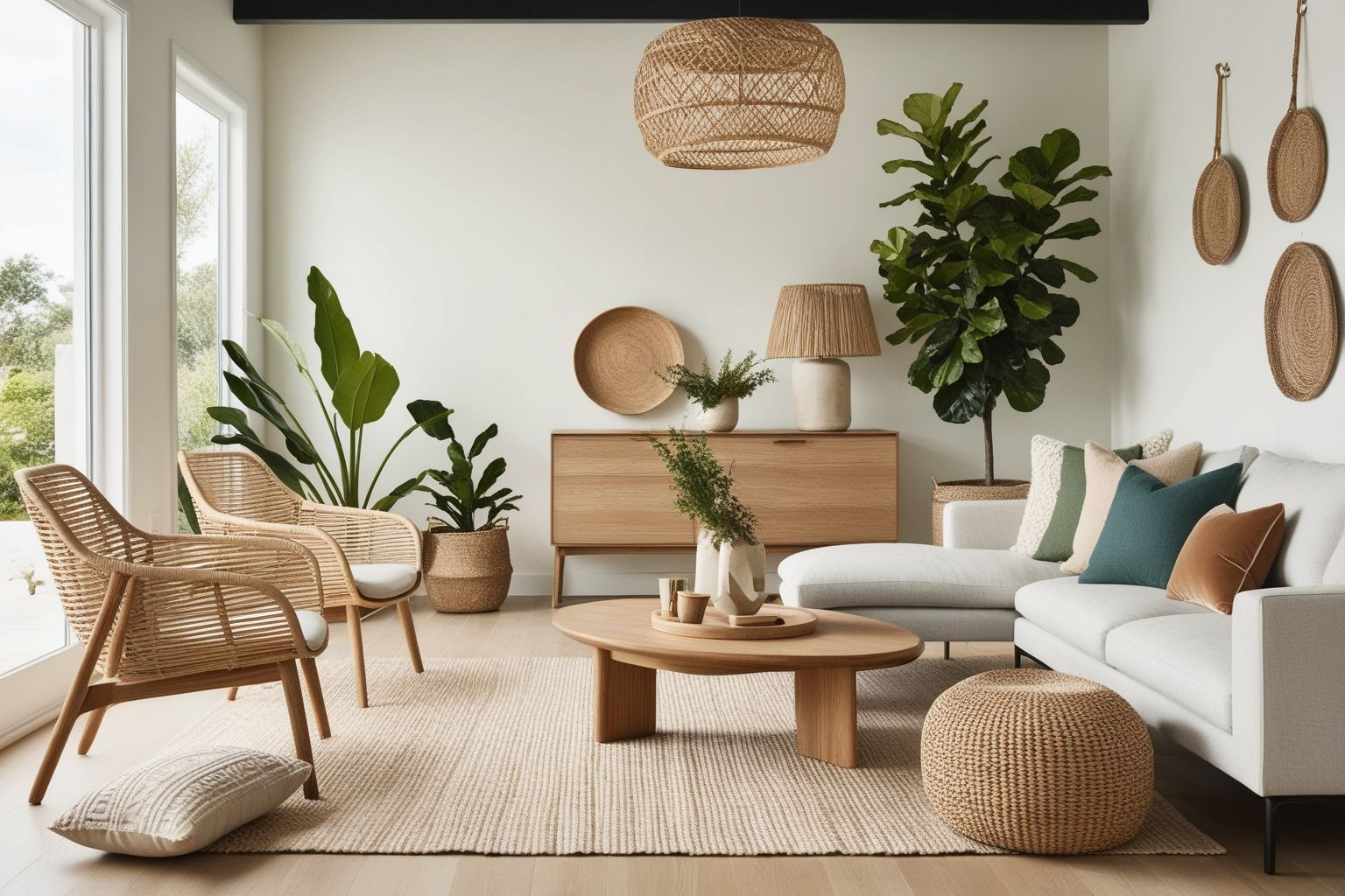 Organic Modern Interior Design Style - Discover Inspiring Ideas | Paintit.ai - 1