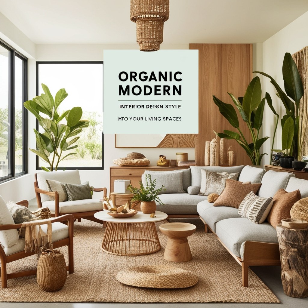 Organic Modern Interior Design Style - Discover Inspiring Ideas | Paintit.ai - 2