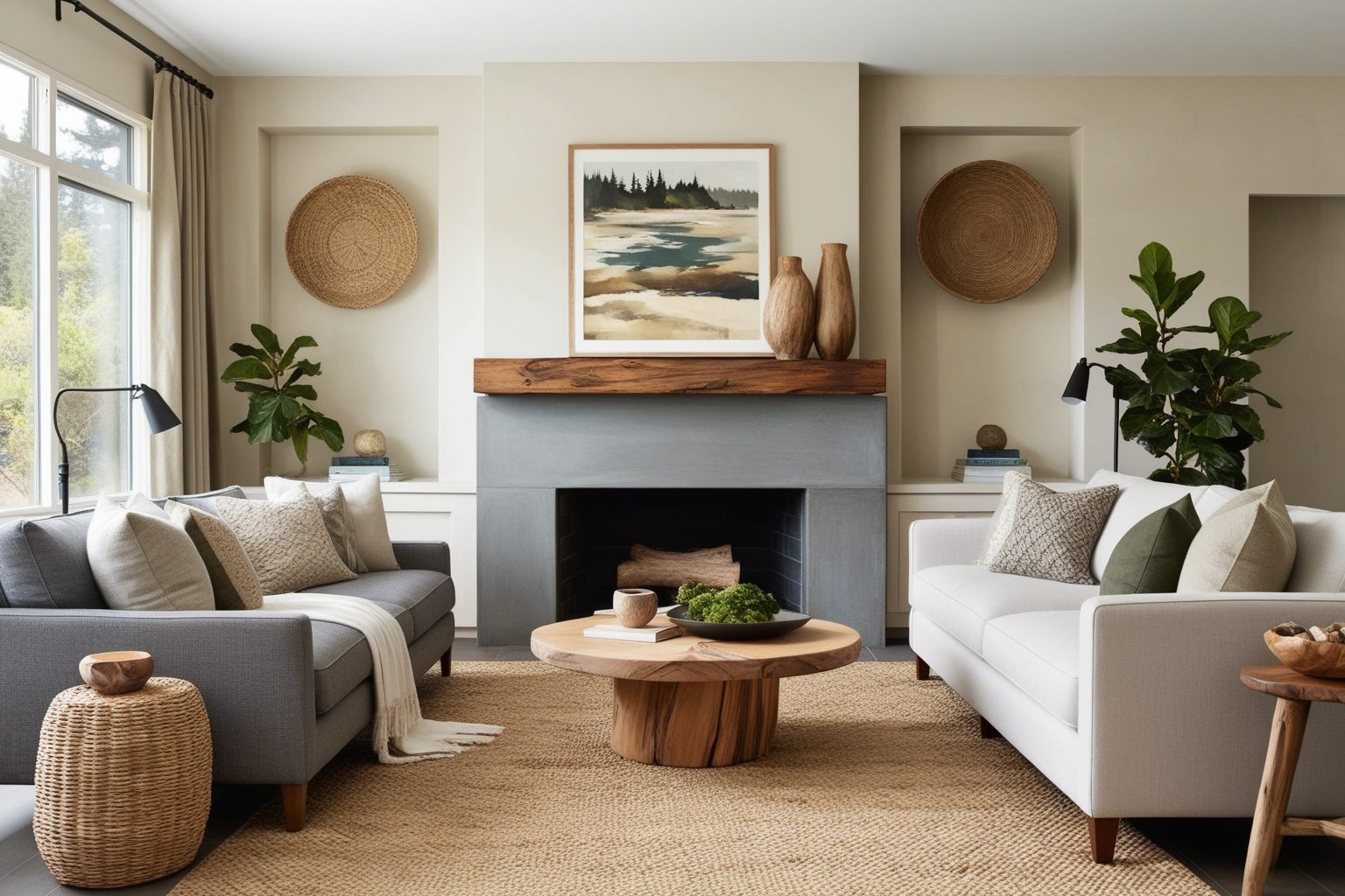 Pacific Northwest Interior Design Style - Discover Cozy Trends | Paintit.ai - 1