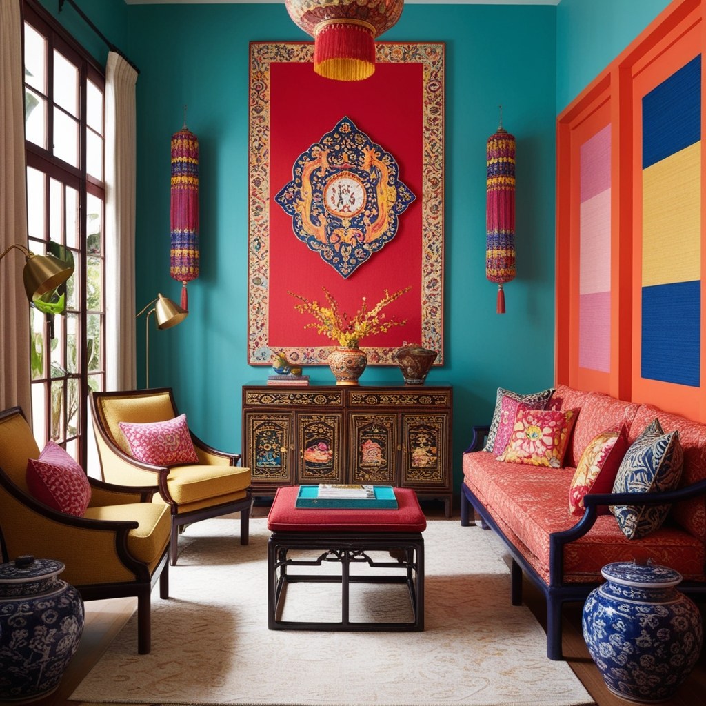 Peranakan Style Interior Design - Discover Unique Inspiration | Paintit.ai - 2