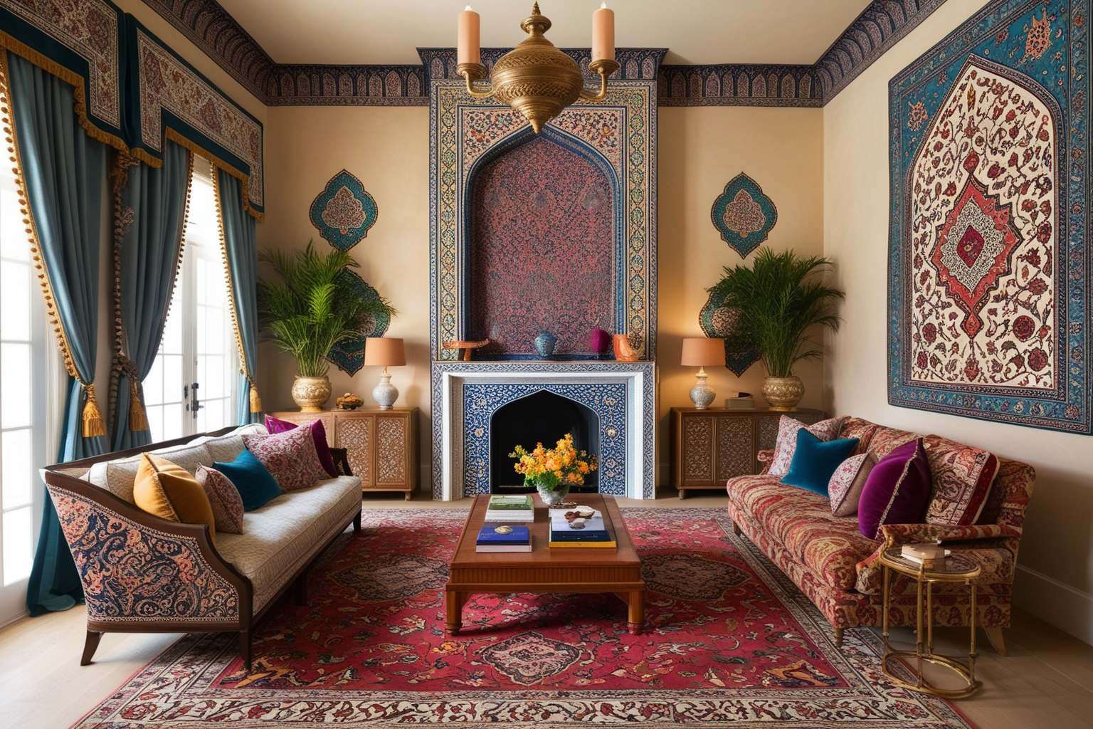 Persian Style Interior Design - Explore Inspirations Now | Paintit.ai - 1